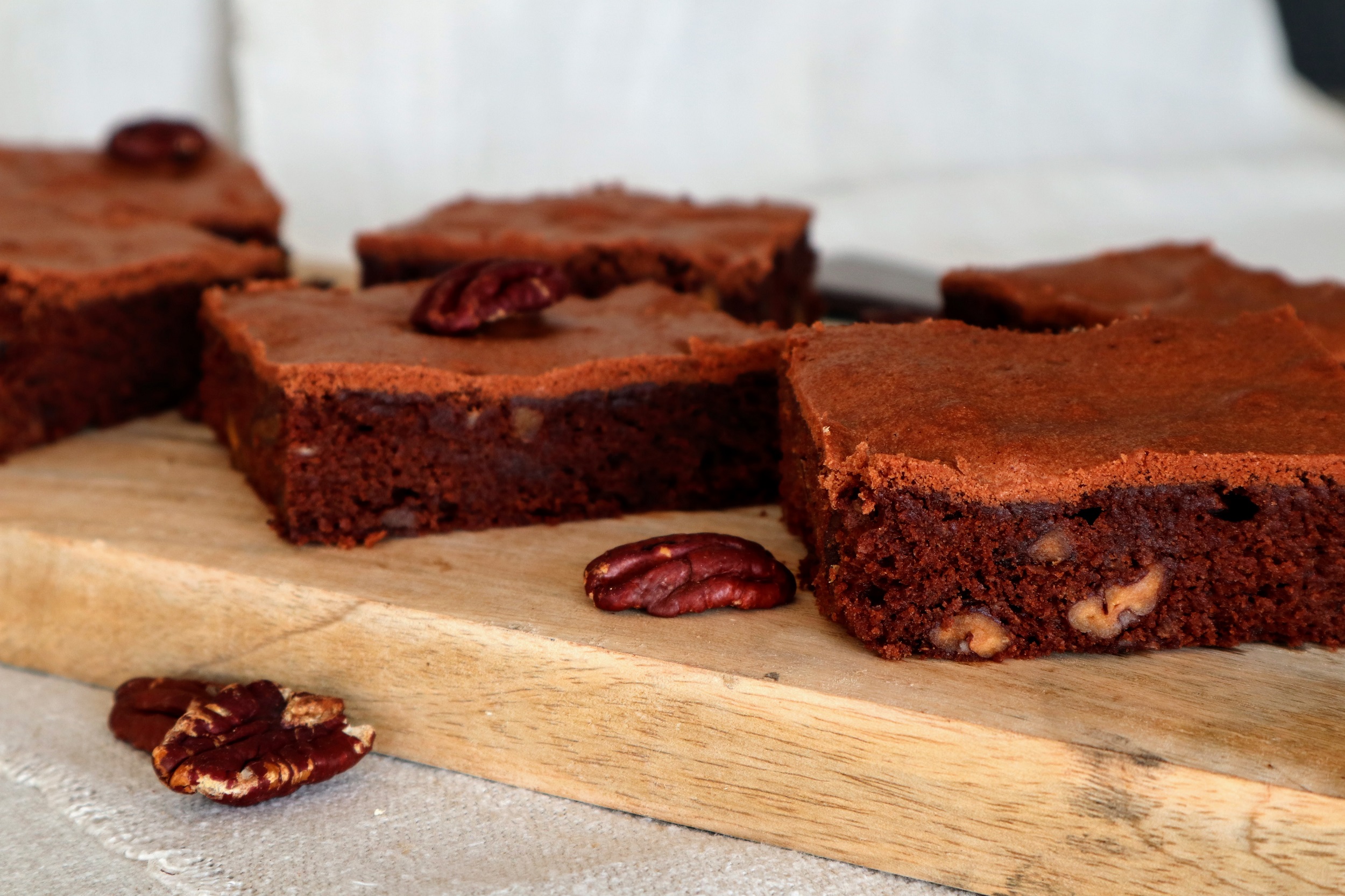 Schokoladige Brownies - Bella&amp;#39;s Tortenschmiede